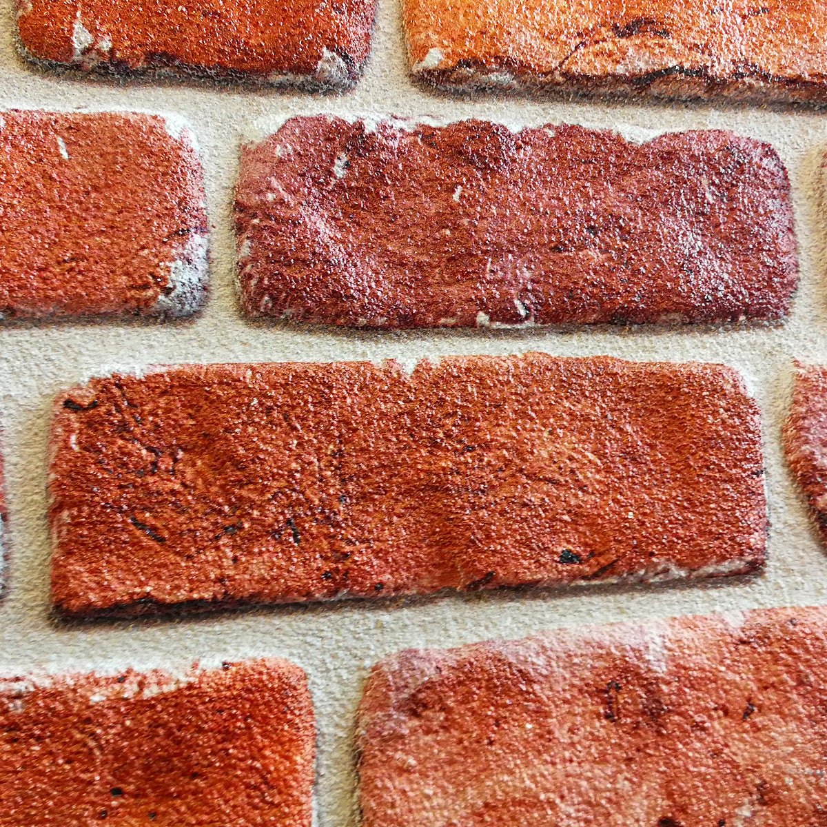 CHIMENEA - Panel Símil Ladrillo en EPS Resinado Medidas 100x50 cm Espesor 2 cm - 5