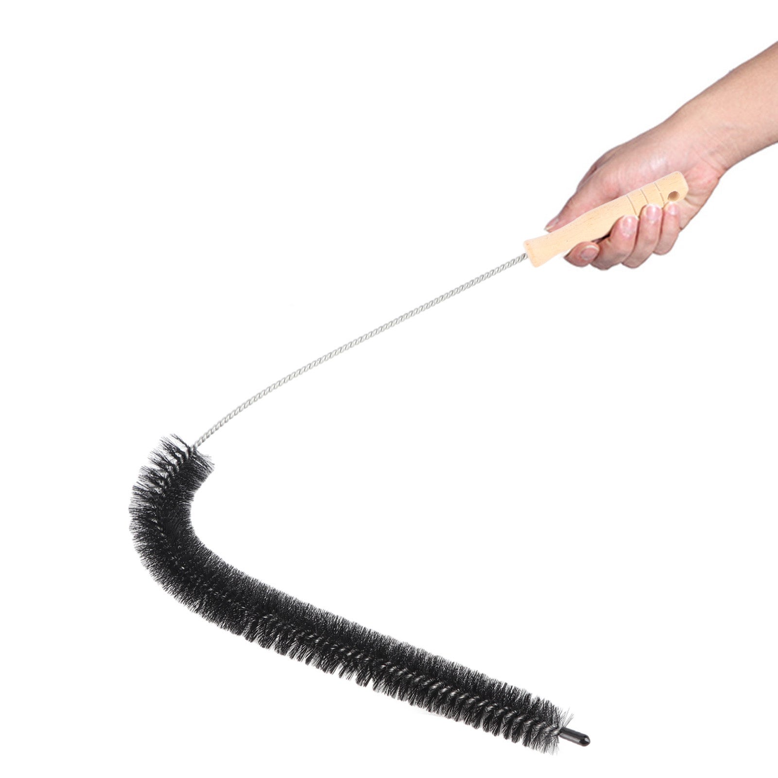 Cepillo de ventilación para secadora, herramienta de limpieza de varilla larga y flexible para eliminar suciedad, polvo, pelusa y obstrucciones - 7