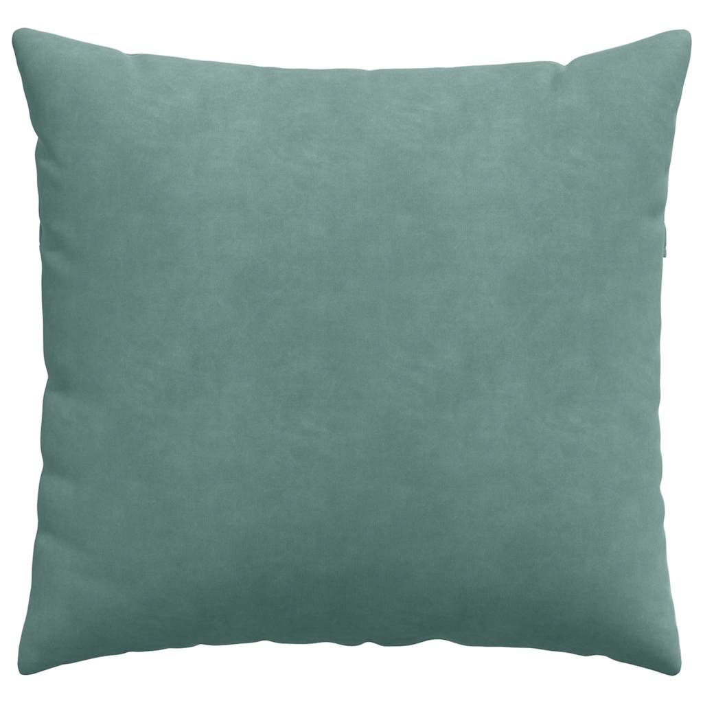 vidaXL Coussins de canapé 2 pcs Vert Mer 50 x 50 cm - 6
