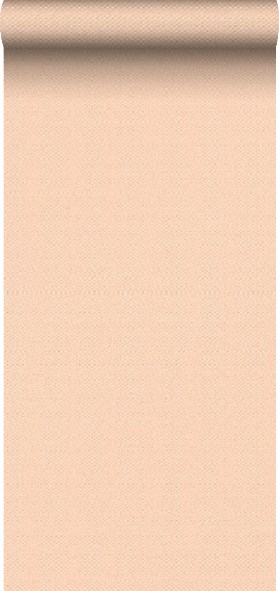 Tapeta lniana tekstura brzoskwiniowego różu - 53 cm x 10 m - SANDERS &amp; SANDERS