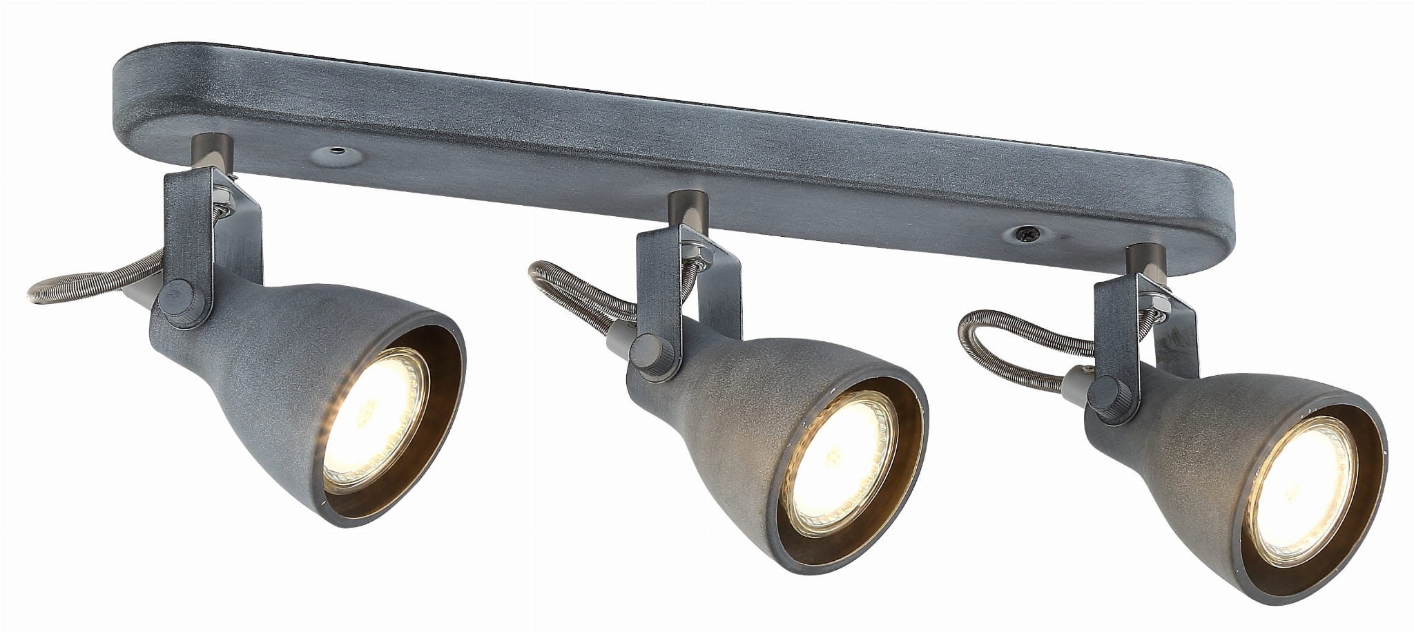 Reflektor sufitowy spot natynkowy Ash listwa szary 3xGU10x40W wym: 46 x 10 cm metal Candellux