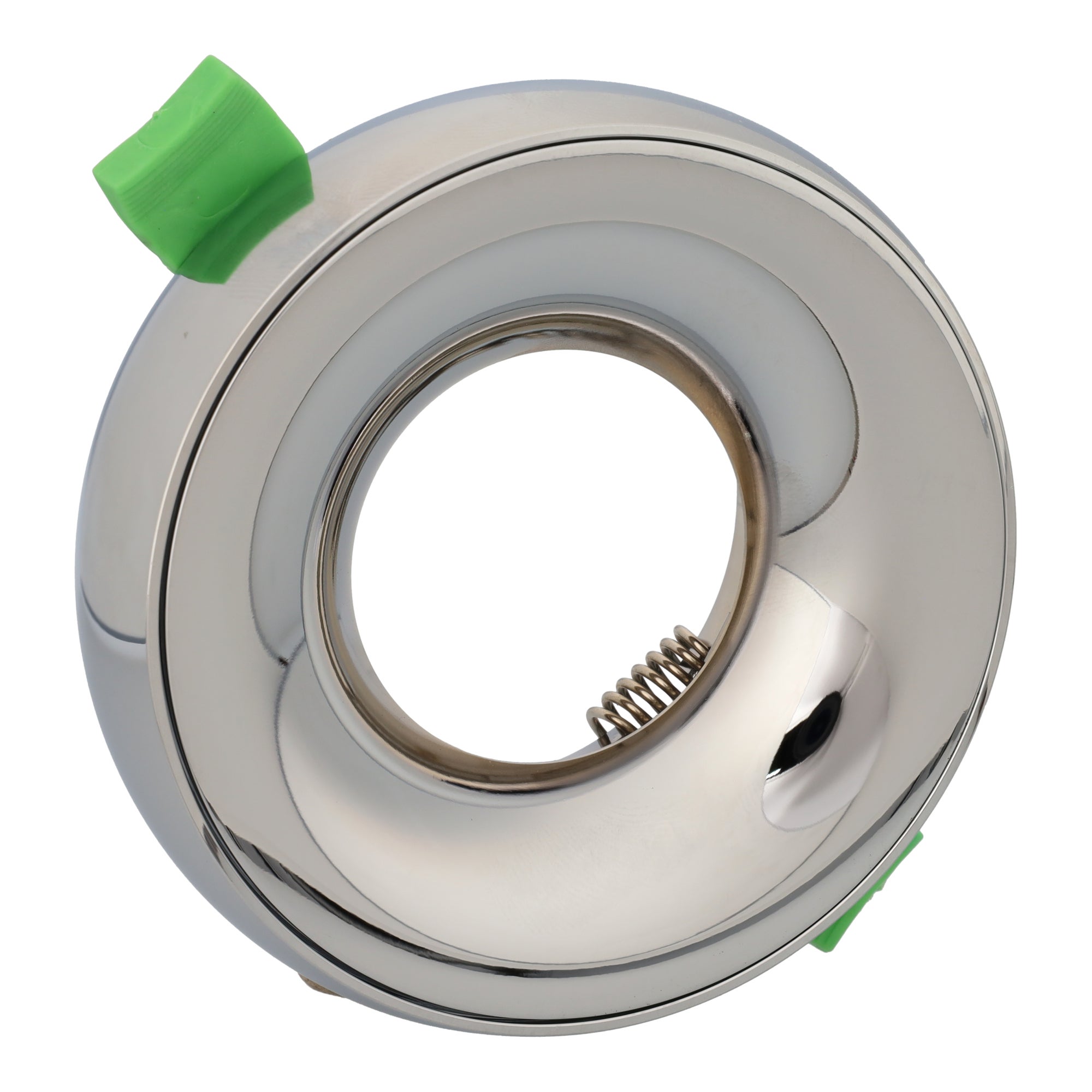 Półwpuszczany stały pierścień do okrągłej chromowanej żarówki GU10/MR16