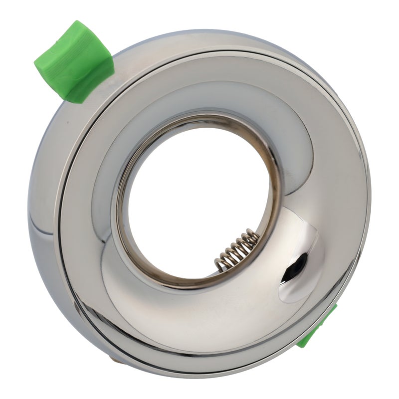 Półwpuszczany stały pierścień do okrągłej chromowanej żarówki GU10/MR16