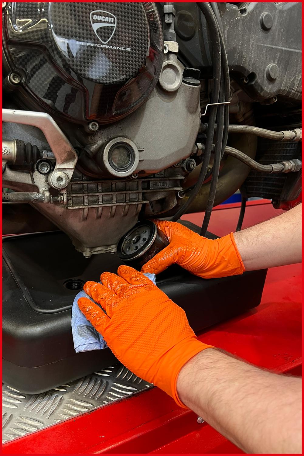 KS TOOLS Gants en nitrile, S, pack de 100 - 3