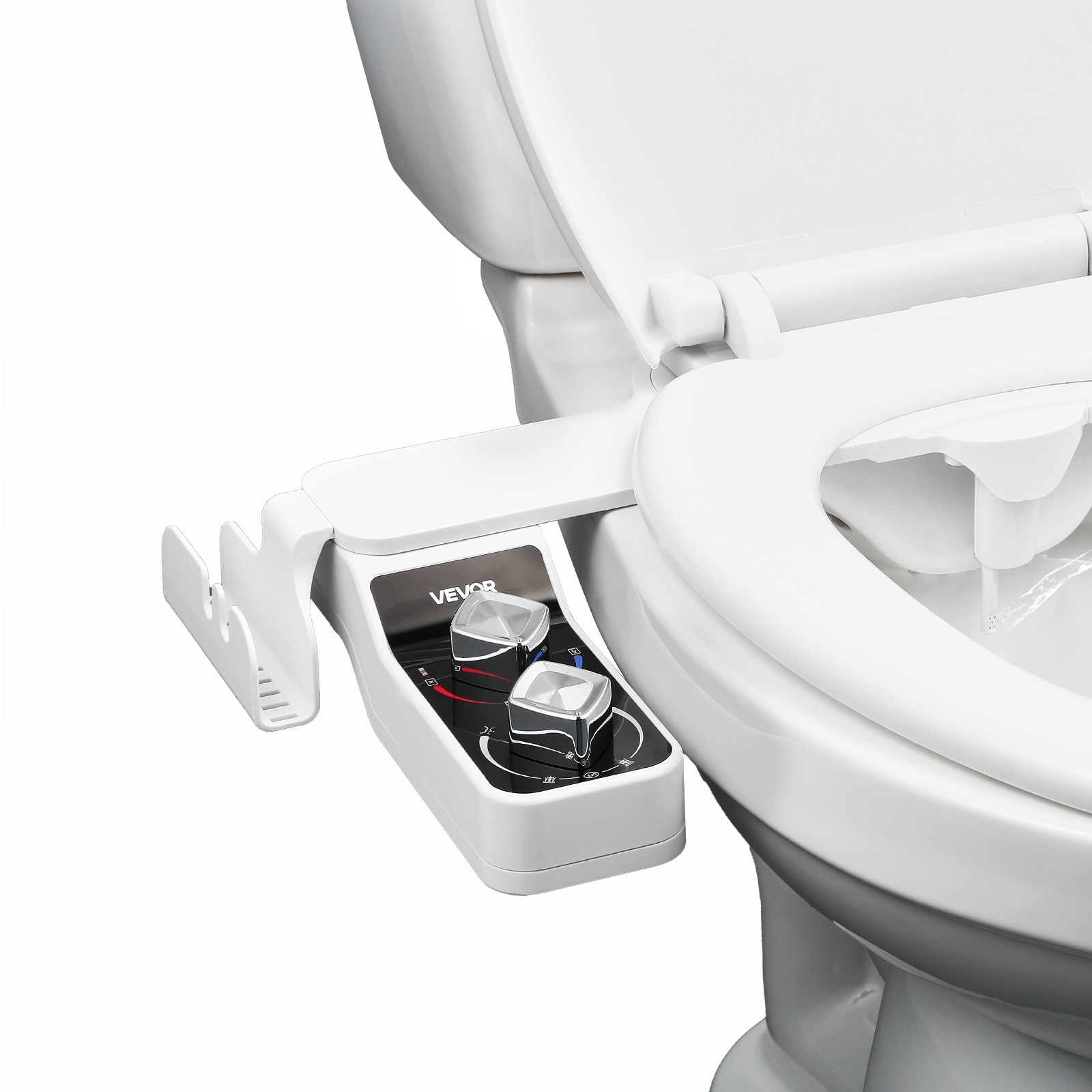 Bidet ręczny bezprądowy VEVOR, ultracienki 7 mm, regulacja ciśnienia, podwójne dysze