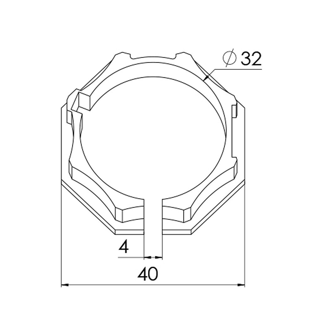 Kit adaptateur pour moteur de volet roulant radio Ø 35 mm dans tube OCTO Ø 40 mm - 3