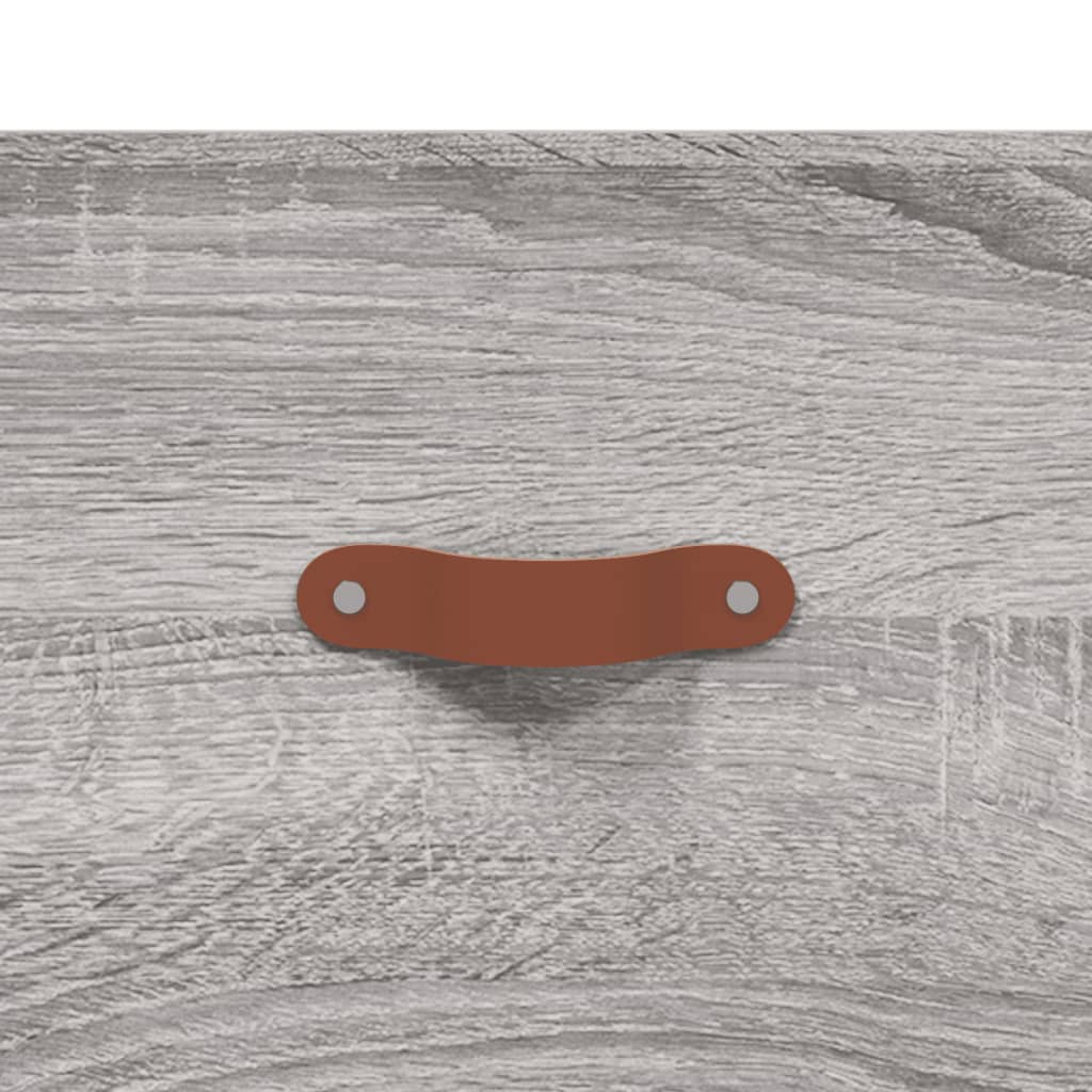 Meuble TV sonoma gris 150x36x30 bois d'ingénierie - 9