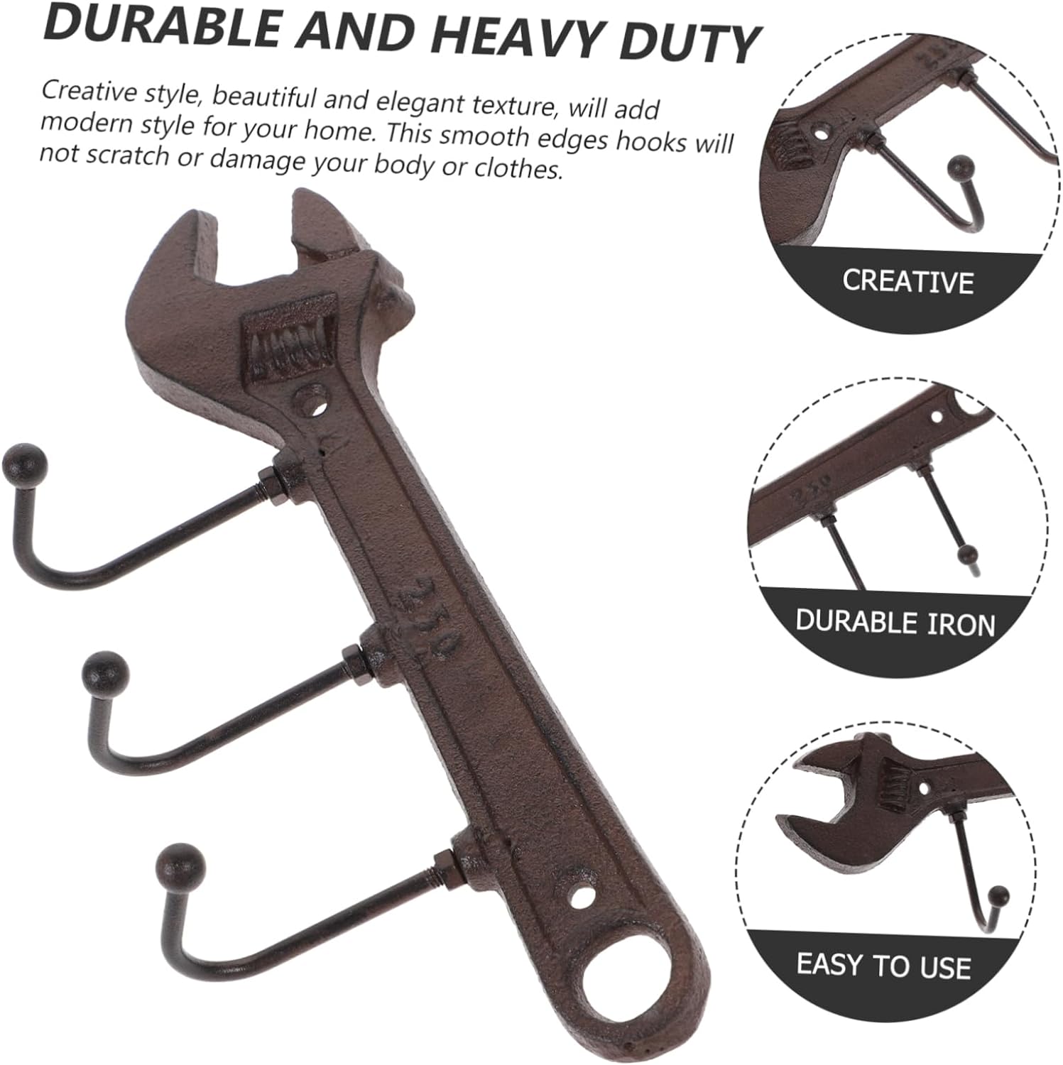 Gancho de decoración vintage Perchero para ropa de alta