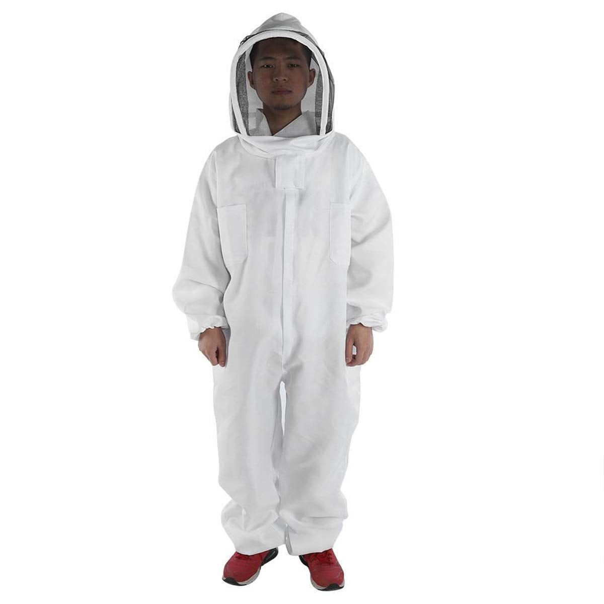 Ensemble Professionnel D'Outils En Coton Apicole Apicole Pour Le Corps Entier Avec Capuche En Voile - L - 2