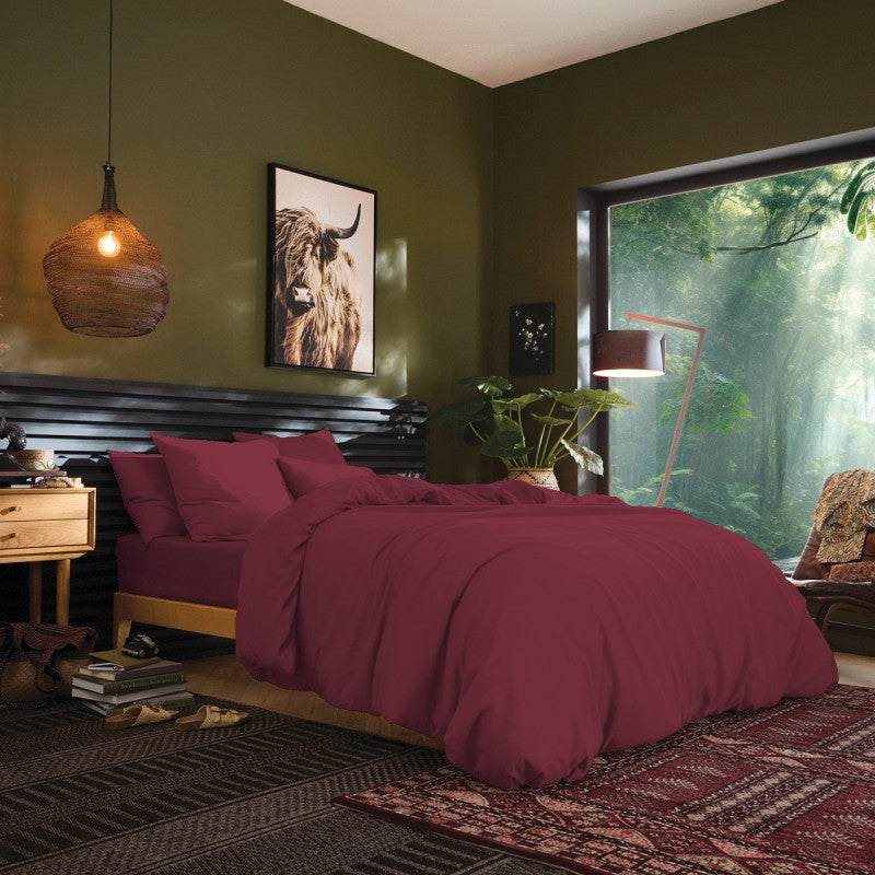 Drap housse 180 x 200 cm bonnet 30 cm 