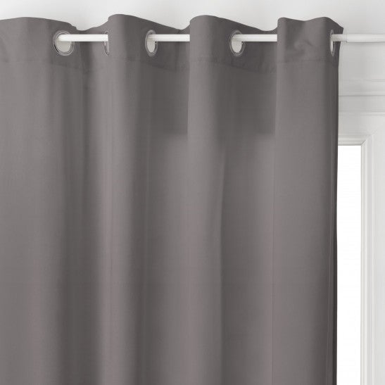Rideau En Velours Extra Long de 1 Panneau Aubergine 140*450 | Leroy Merlin