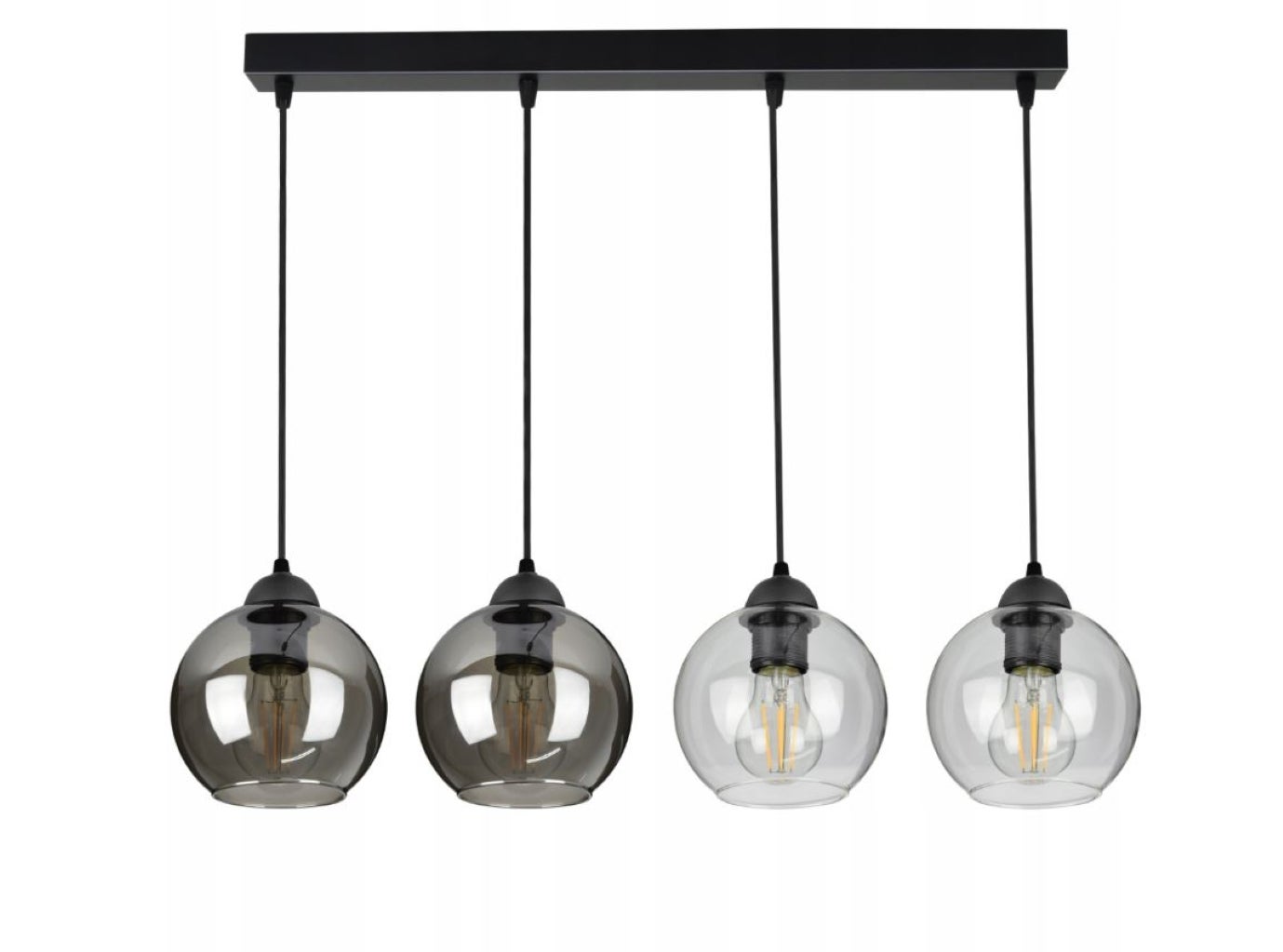 PATIKIL Soudure Len Ombre 8 Verre 4-1/4"x 2", 4 Paquet Durci Verre Noir