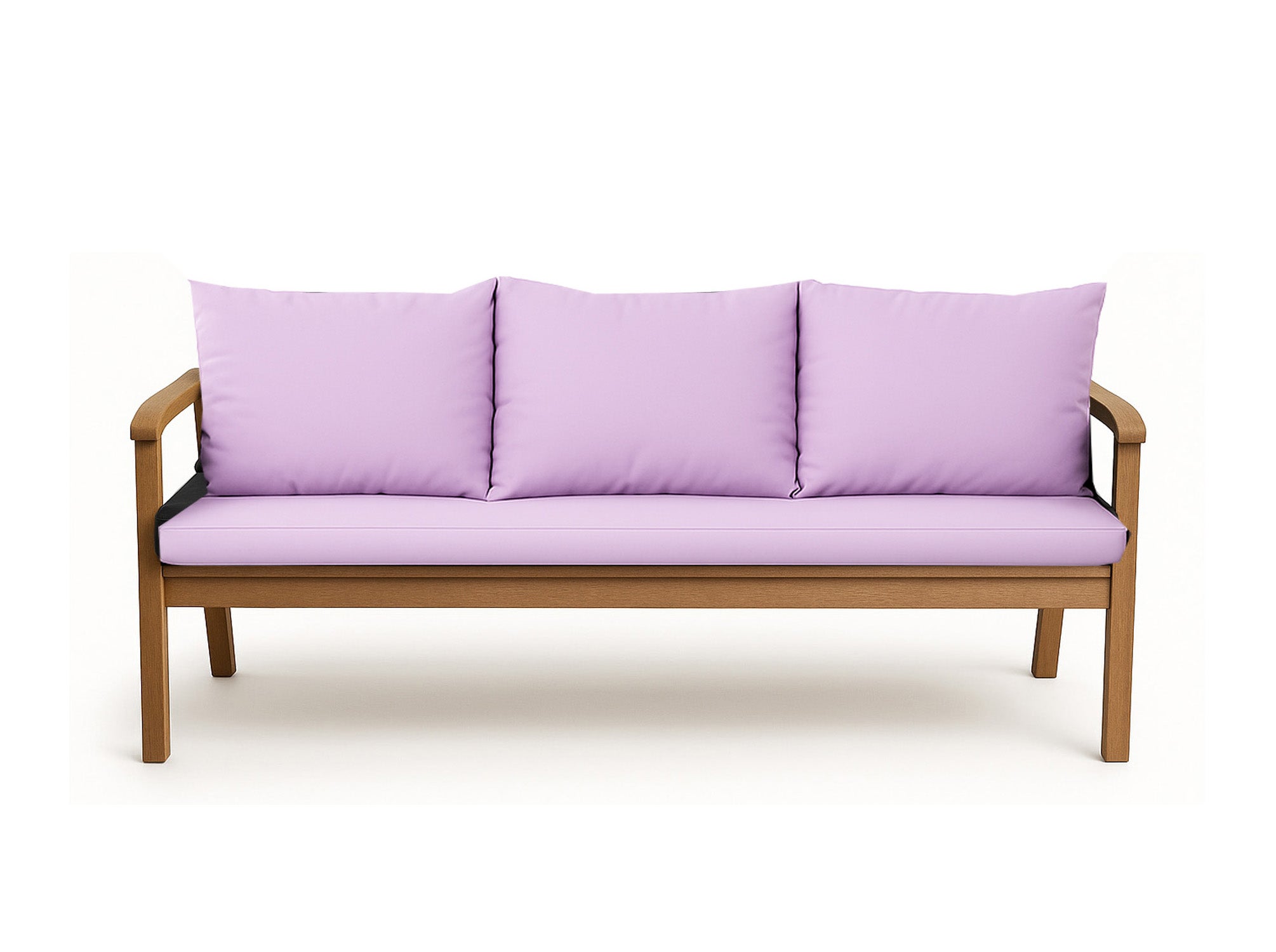 Poduszka ogrodowa na ławkę 140x60x50cm poduszka na meble ogrodowe fioletowa, poduszka na balkon taras, poducha ogrodowa na huśtawkę