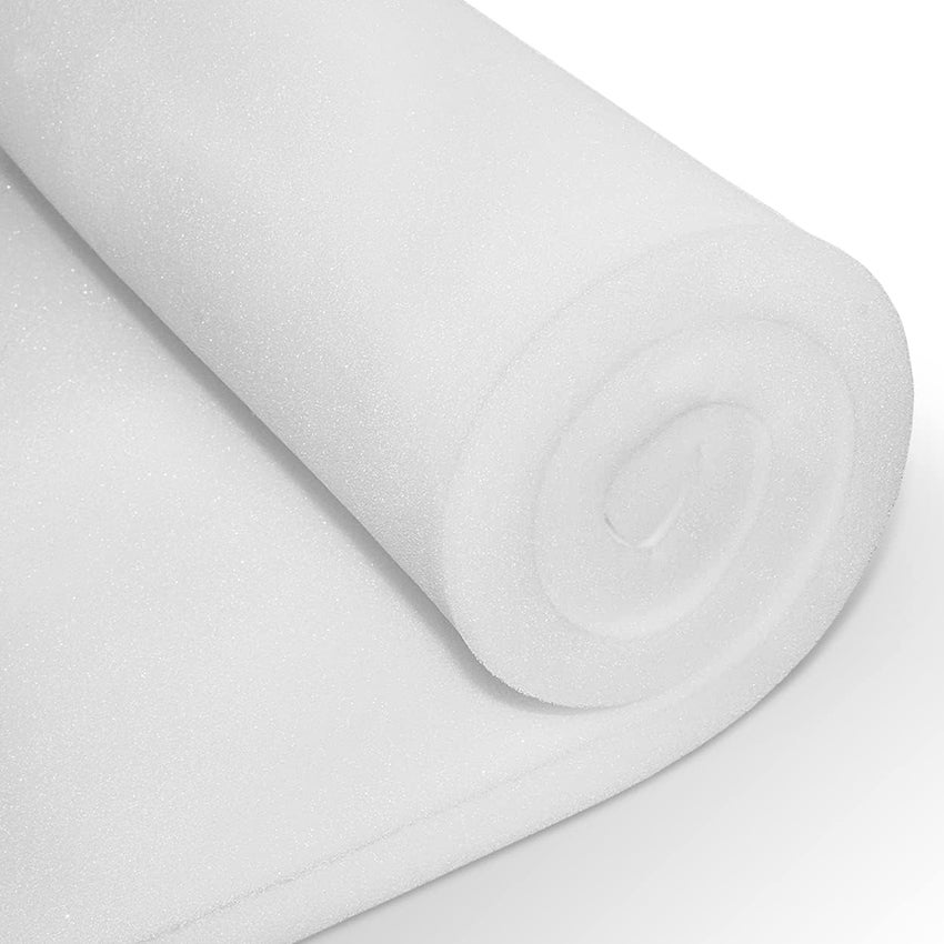 Plancha de Espuma Poliuretano Multiusos - Medida: 50 x 100 x 10 cm de Grosor - Dureza Firme - Densidad 20 KG/m3 - 2