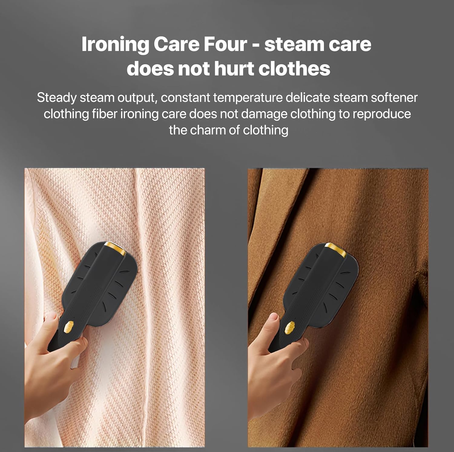 mini fer à repasser de voyage 2 en 1, rechargeable par USB, chauffage rapide, mini défroisseur à vapeur sec et humide pour la maison et les voyages - 5