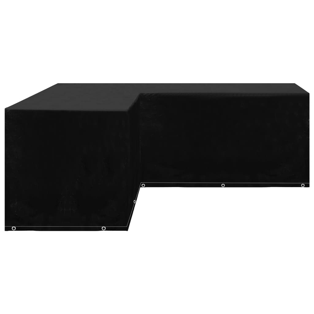 Maison Exclusive - Housses de salon de jardin 2pcs Forme L 12 œillets 250x250x90cm - 3