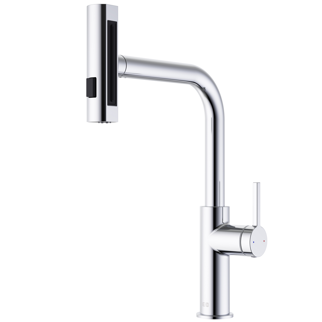 Esserain bateria zlewozmywakowa z wyciąganą wylewką chromowana