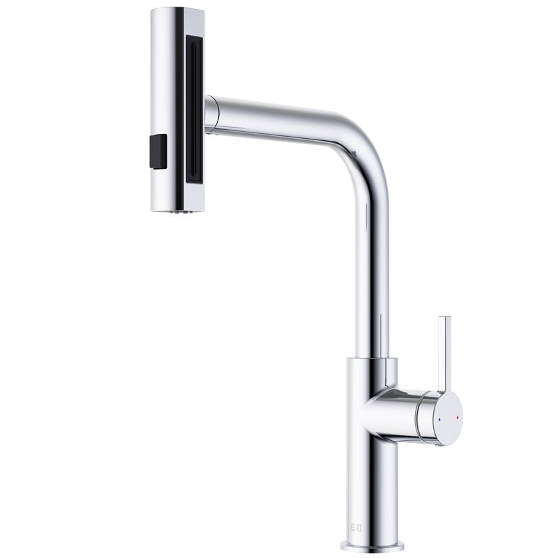 Esserain bateria zlewozmywakowa z wyciąganą wylewką chromowana