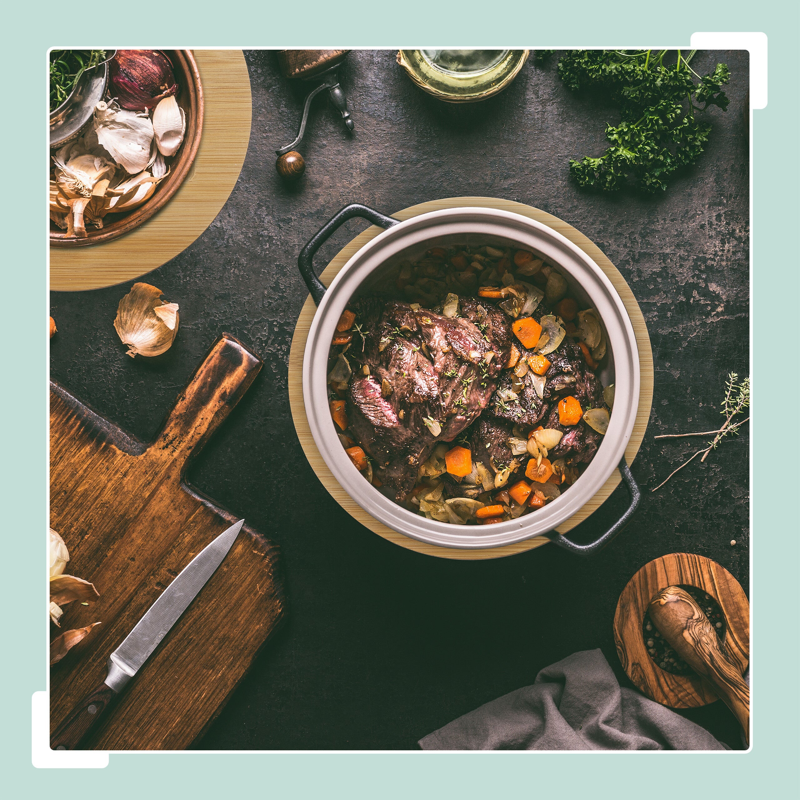 AVLA Lot De 10 Dessous De Plat En Bambou Pour Plats Chauds, 21,6 Cm, Résistants