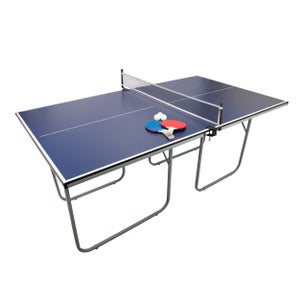 Mini Tavolo Da Ping Pong Pieghevole SPORTNOW | 152x76 Cm Con Rete | Struttura In Alluminio Per Interni/Esterni - 2