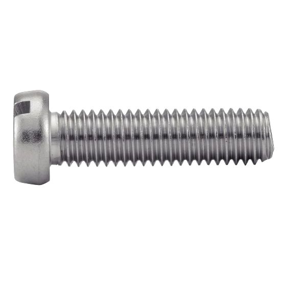 Vis à métaux tête cylindrique fendue - Inox A4 3x40 mm - Boîte de 200 - 2