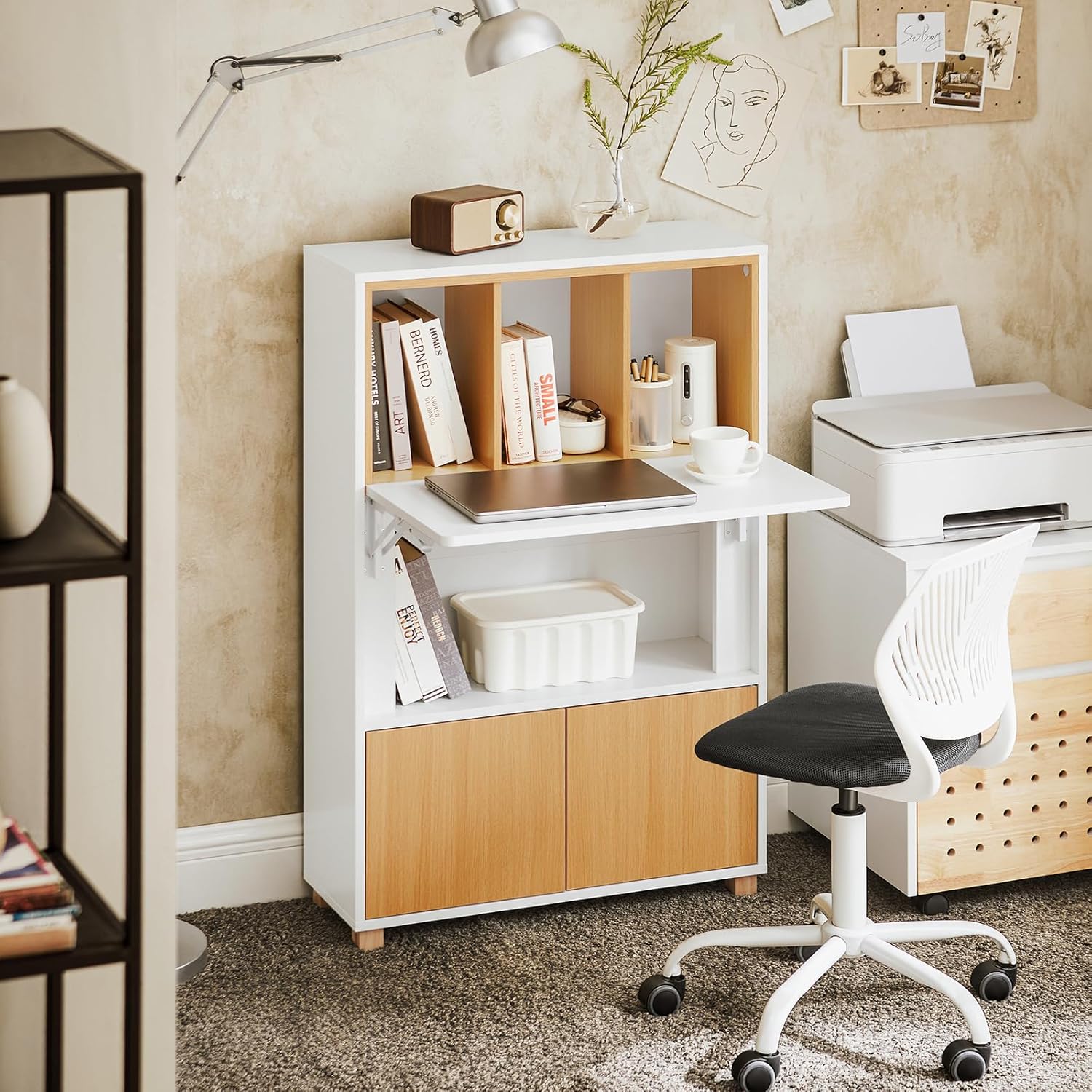 SoBuy Scrivania pieghevole multifunzionale Tavolo da lavoro con