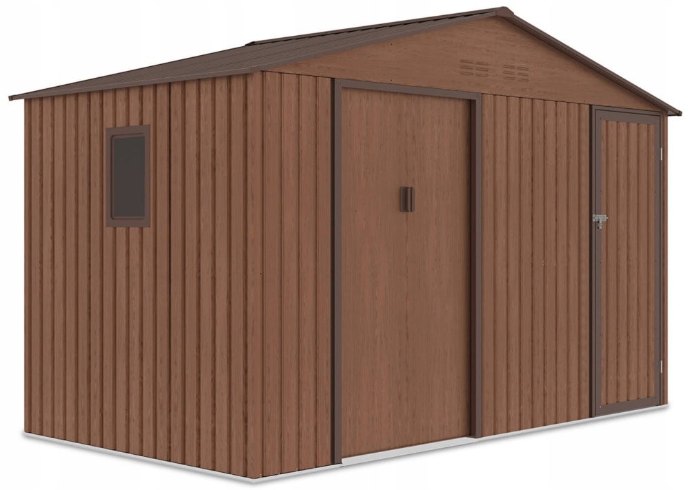 Domek Ogrodowy Narzędziowy na Narzędzia Szopa FALCON 340x194 Metal Schowek 1 szt