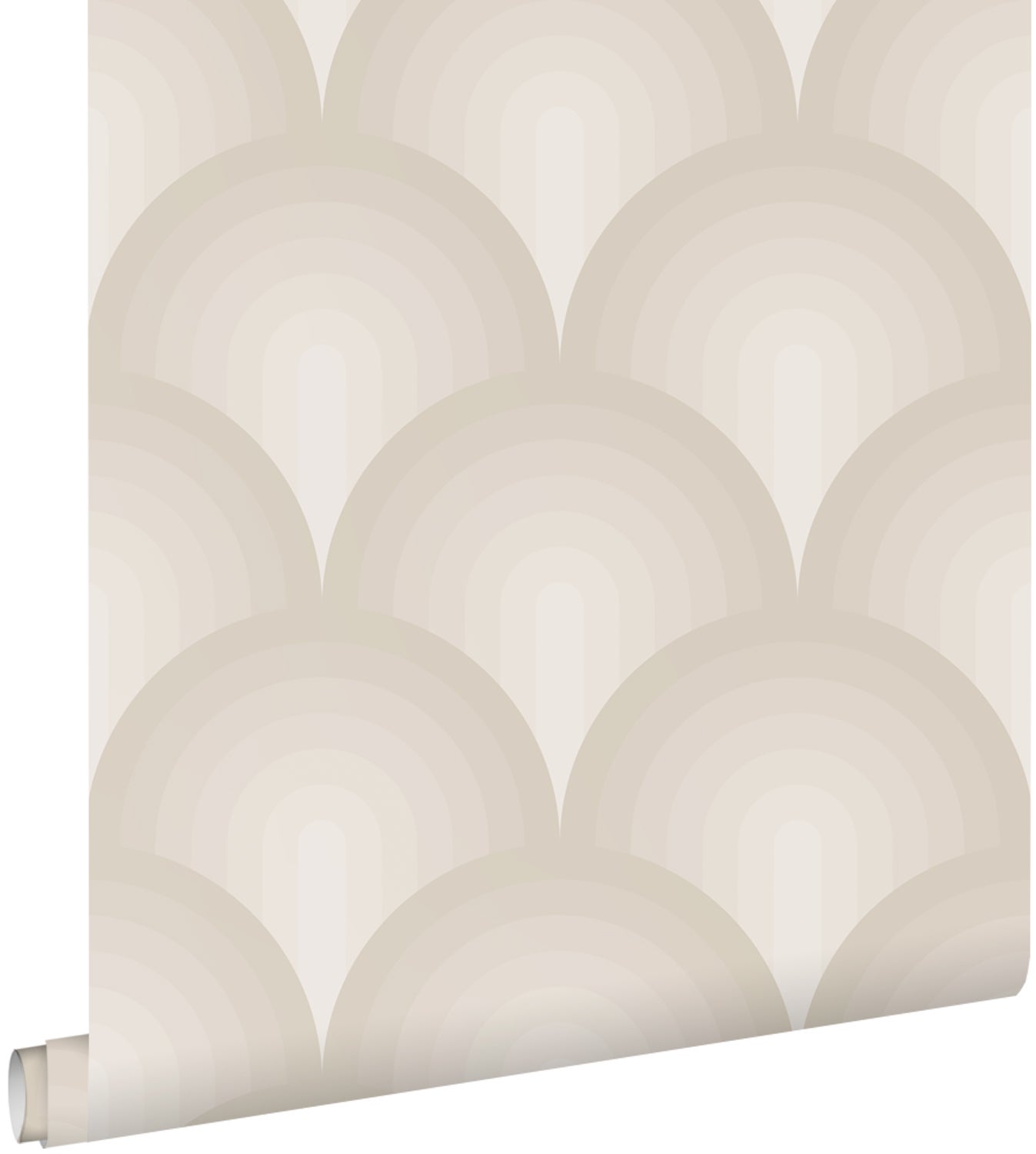 Tapeta Motyw 3D ciepłej szarości - 50 x 900 cm - ESTAHOME