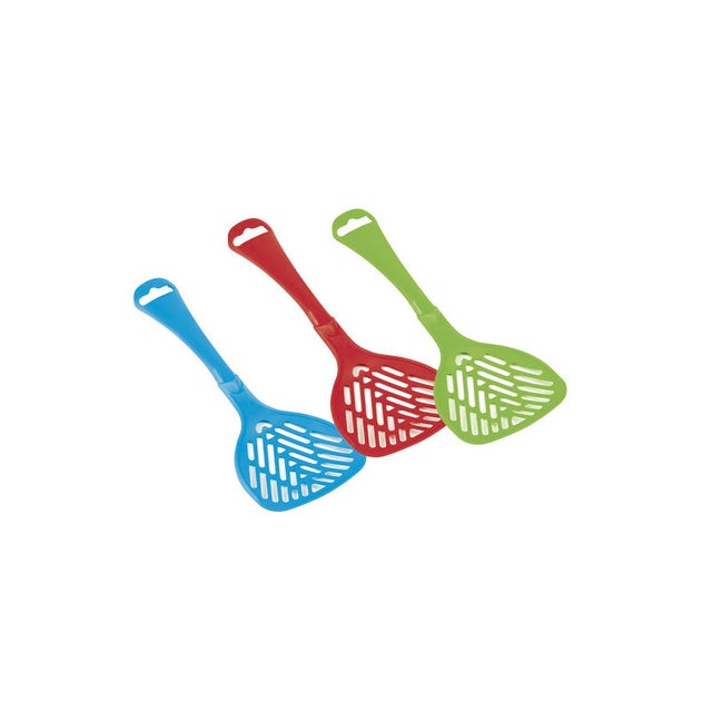 Vega Litter Scoop 26,5x9x4 cm – Plástico Durável – Limpeza Eficaz para Gatos