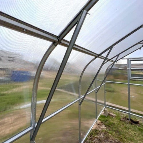 Serre de jardin KLASIKA*DROP 15m2, 2,5m x 6m, 4 mm avec revêtement en polycarbonate - 7