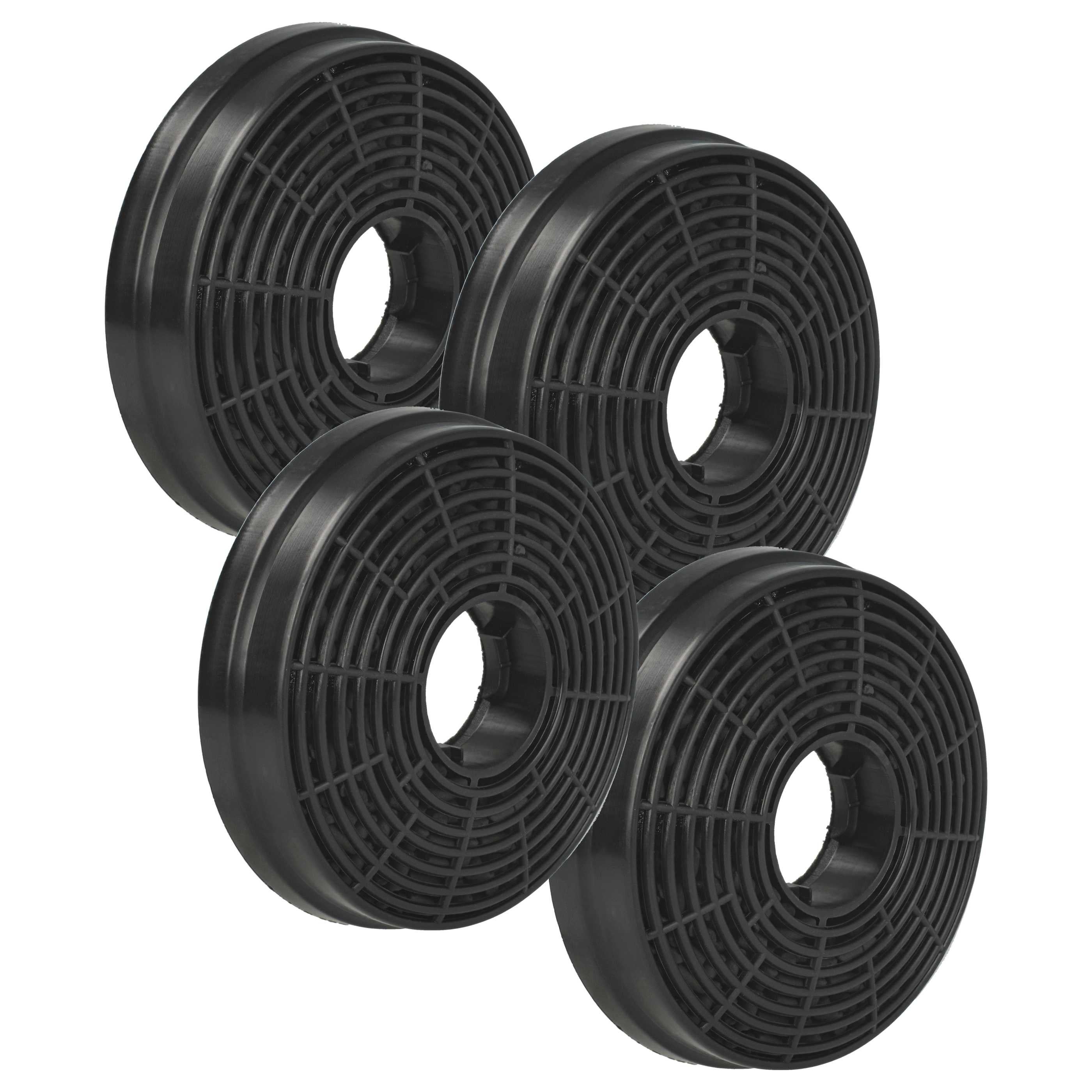 SET 4x Filtro a carboni attivi di ricambio per cappa aspirante per Amica tipo FWP 18
