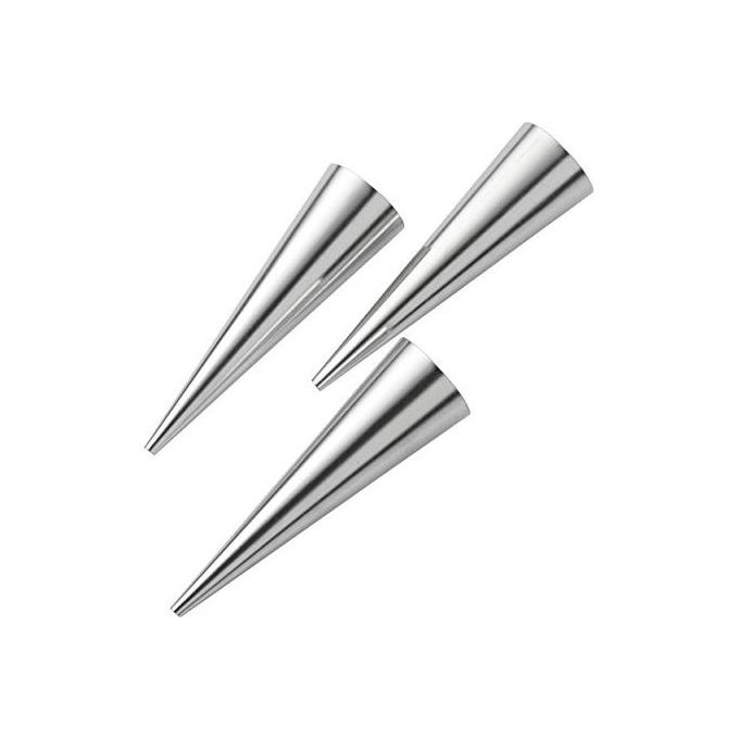 Set manicure Alpen 3 pezzi acciaio inox con astuccio pelle rosa