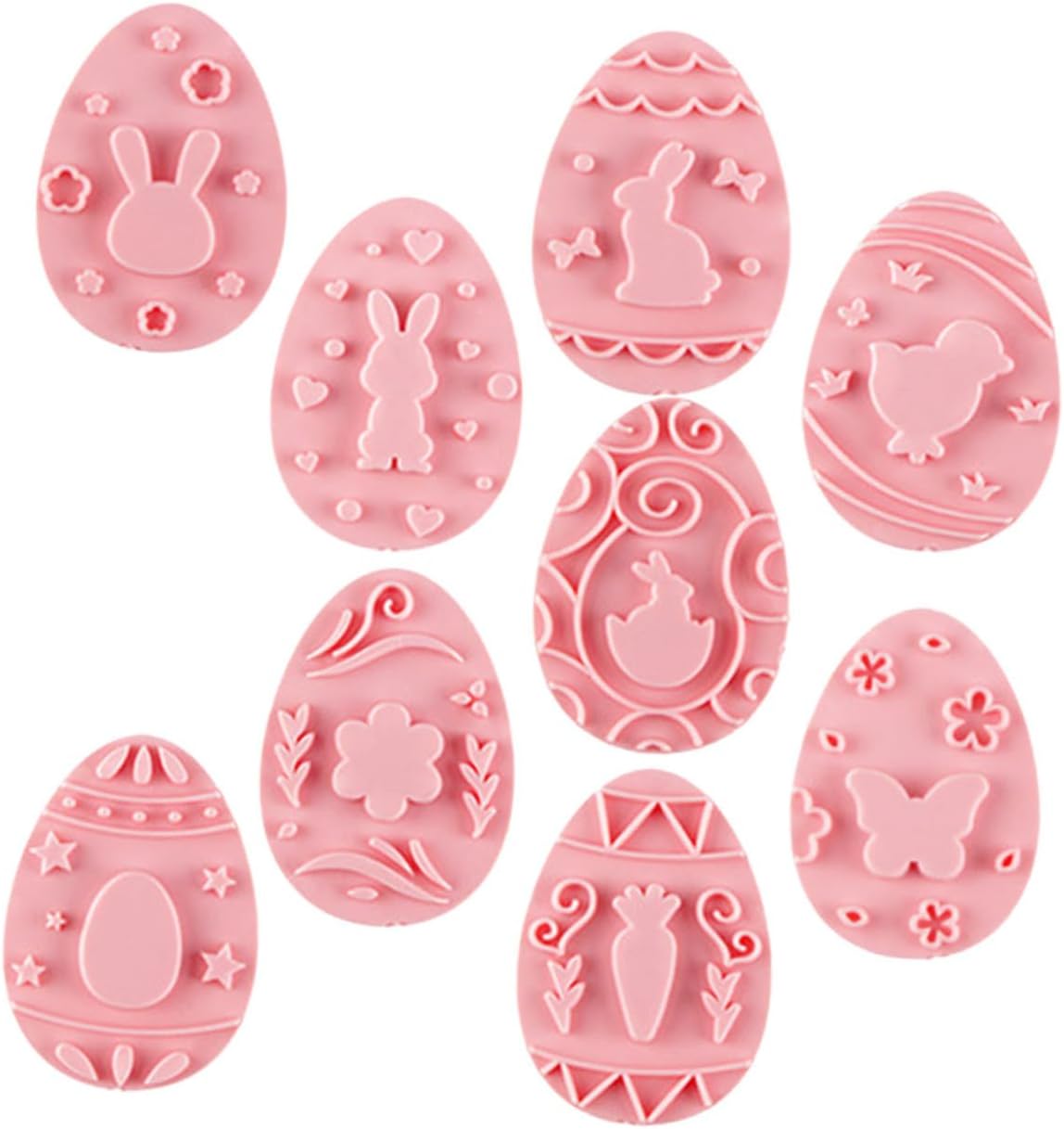 Zestaw foremek do ciastek z kolekcji wielkanocnej, 9 szt. Łatwe w czyszczeniu narzędzia do pieczenia dla chłopców i dziewcząt