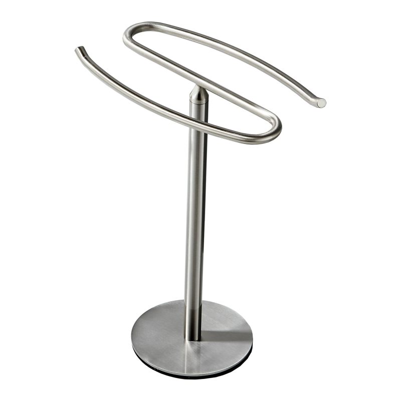 Toallero de pie de acero inoxidable