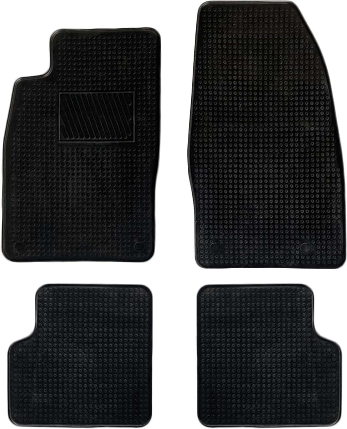 Tappetini Auto Per Opel Corsa D-E 2006-2019 - Set Moquette E Gomma Con Ricami Personalizzati