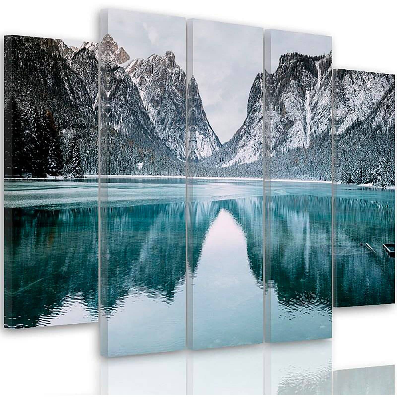 Tableau paysage de montagne - 100 x 70 cm - 2