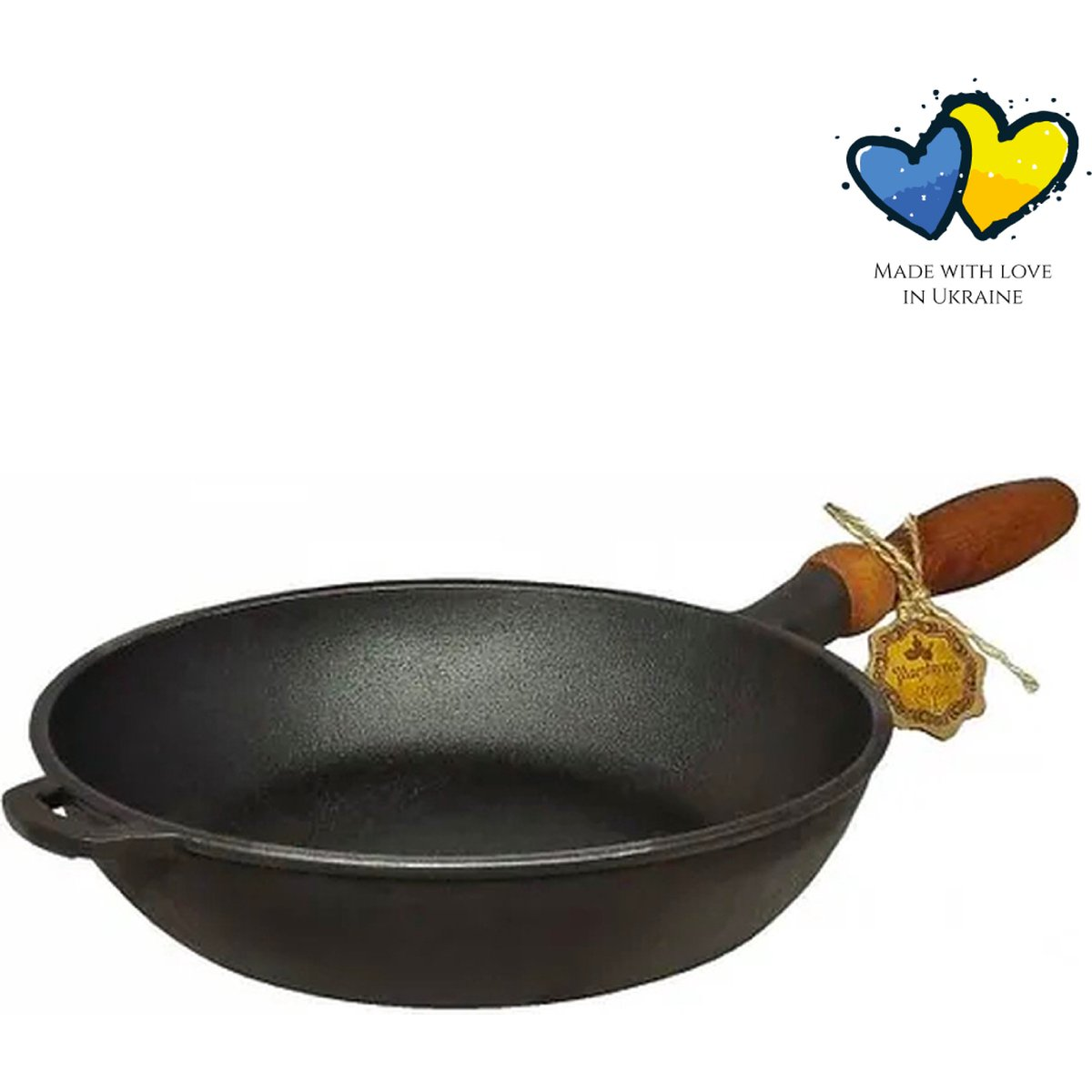 Kamberg Poêle Grill 34 X 24 Cm - Manche Rabattable Bois, Fonte D'Aluminium Revêtement Pierre, Tous Feux Dont Induction, Sans PFOA - Noir