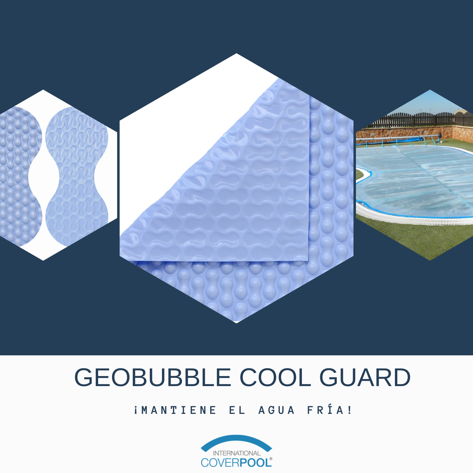 Bâche thermique 500 microns Geobubble CoolGuard de 5 x 3,5m sans renfort - 2
