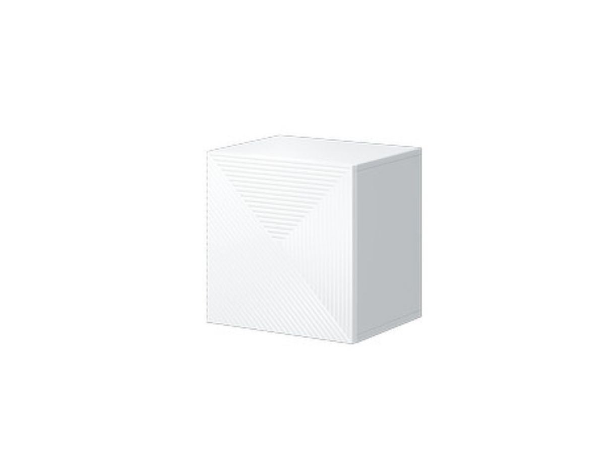 Table de chevet 1 porte ALICE BOBOCHIC Blanc | Leroy Merlin