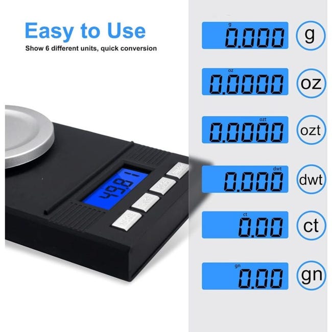 Bilancia da laboratorio 30kgx0.1g Bilancia digitale di precisione Bilancia elettronica da laboratorio Bilancia industriale Bilancia contapezzi da cucina Bilancia scientifica calibrata (30kg, 0.1g Bilancia da laboratorio 30kgx0.1g Bilancia digitale di precisione Bilancia elettronica da laboratorio Bilancia industriale Bilancia contapezzi da cucina Bilancia scientifica calibrata (30kg, 0.1g