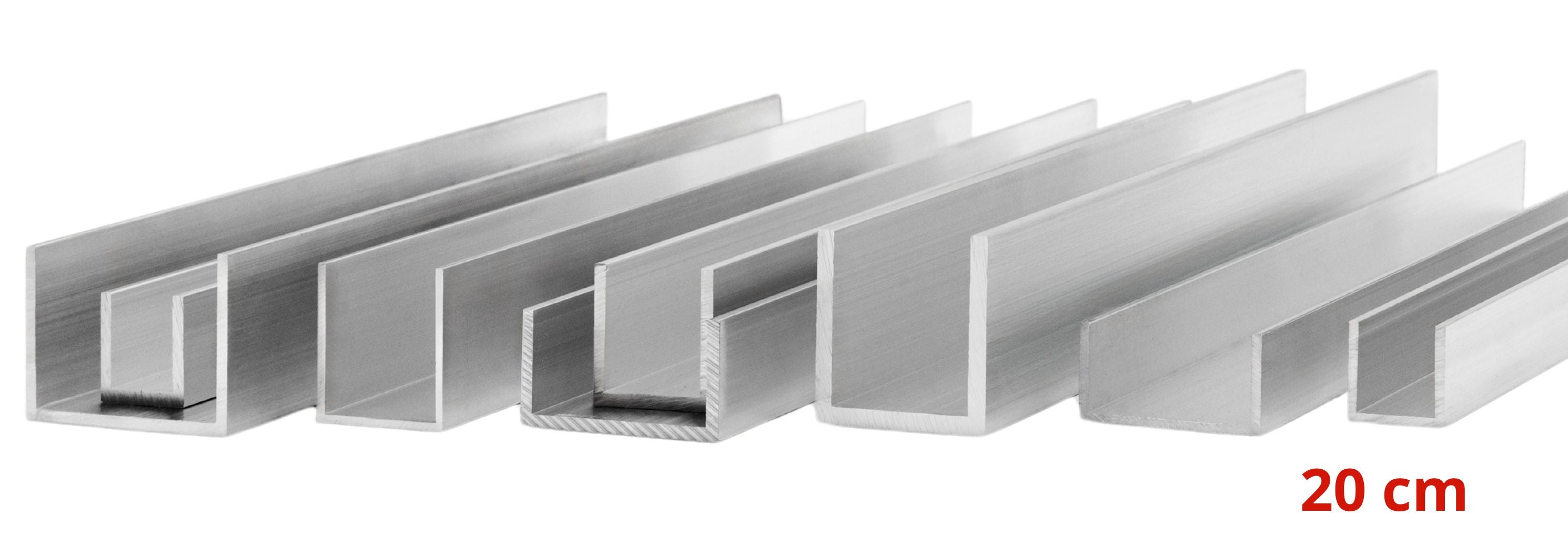 CEOWNIK ALUMINIOWY 40x60x40x4 mm 20 cm ALUMINIUM PA38 + CIĘCIE NA WYMIAR - 8