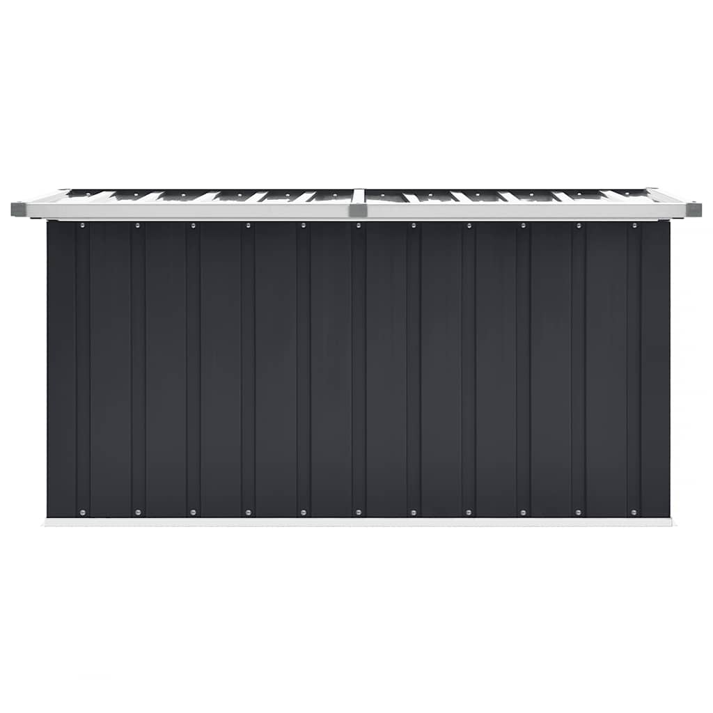 vidaXL Boîte de rangement de jardin Anthracite 129x67x65 cm - 6