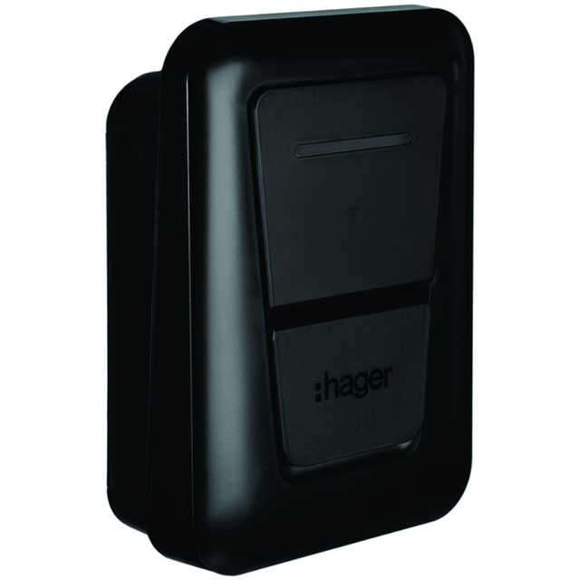 Borne de recharge pour voiture électrique Witty One 11 kW avec TIC, RFID et Bluetooth - HAGER - XVR111STI