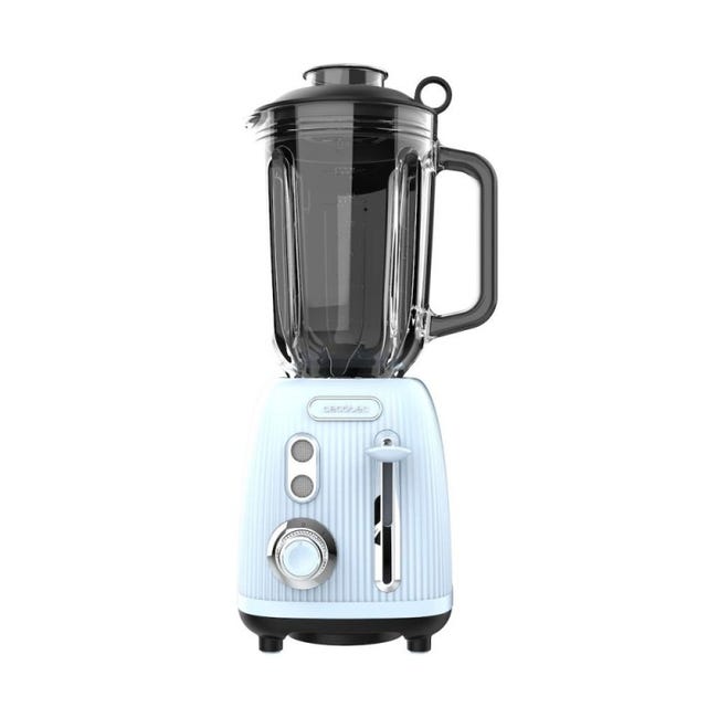 Cecotec Frullatore Retro Power 1200W - Design Vintage, Brocca Vetro 1,5L E Lame In Titanio - Foto 4