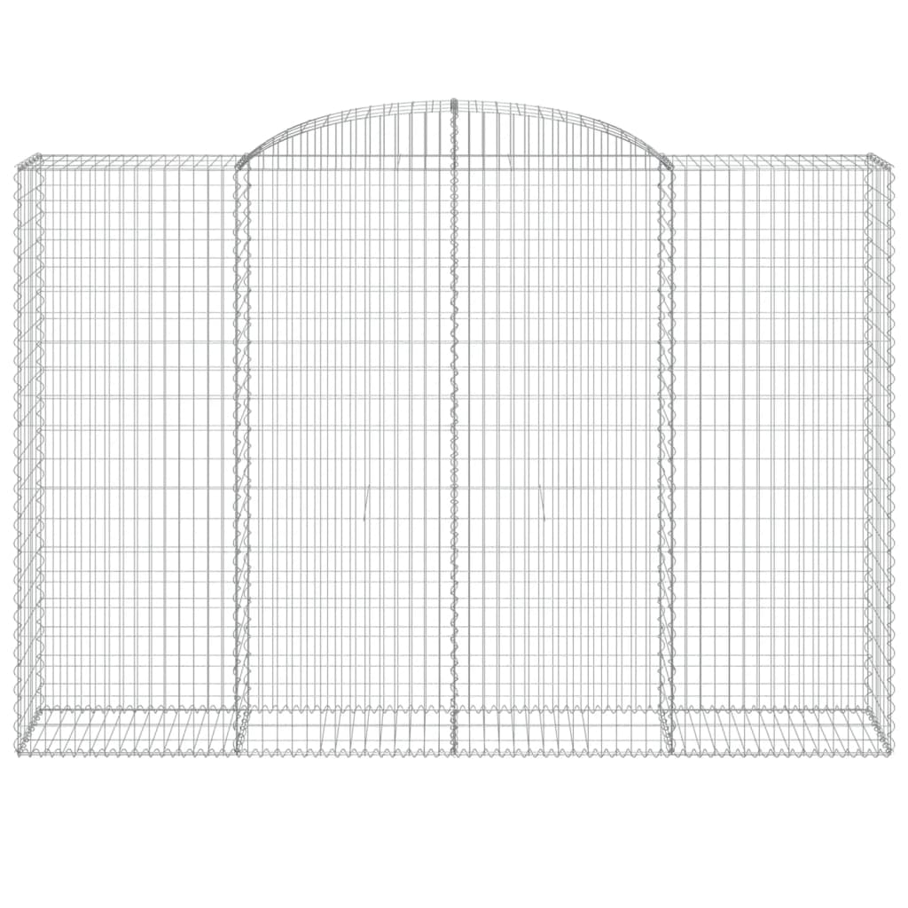 Maison Exclusive - Cesti Gabbioni ad Arco 5 pz 300x50x200/220 cm Ferro Zincato - 4