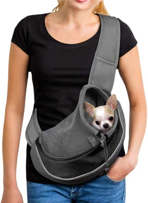 Sac Bandoulière Un Après Midi De Chien - Nylon Violet - Petit Modèle - Occasion Excellent état