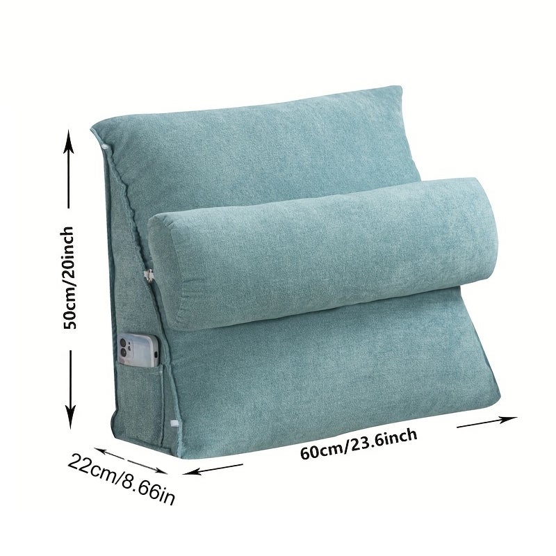 Coussin de lecture confortable et doux pour le repos au lit, coussin de dossier pour canapé de salon, support dorsal pour oreiller de lit assis - 6