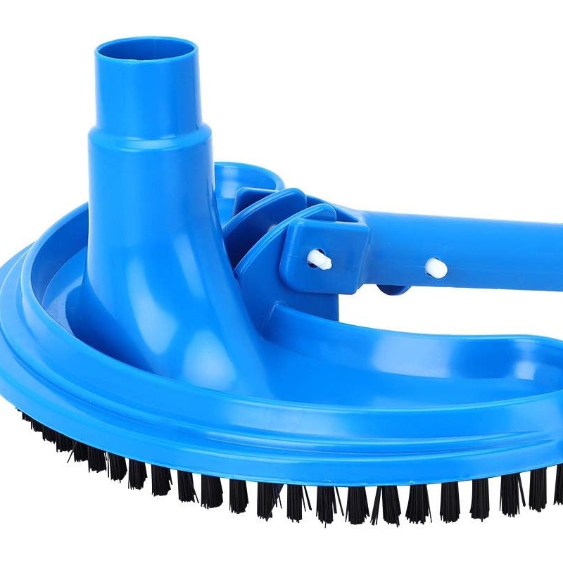 Szczotka do basenu Głowica ssąca do basenu Zakrzywiona szczotka do czyszczenia basenu Szczotka do ścian i dna basenu Niebieska