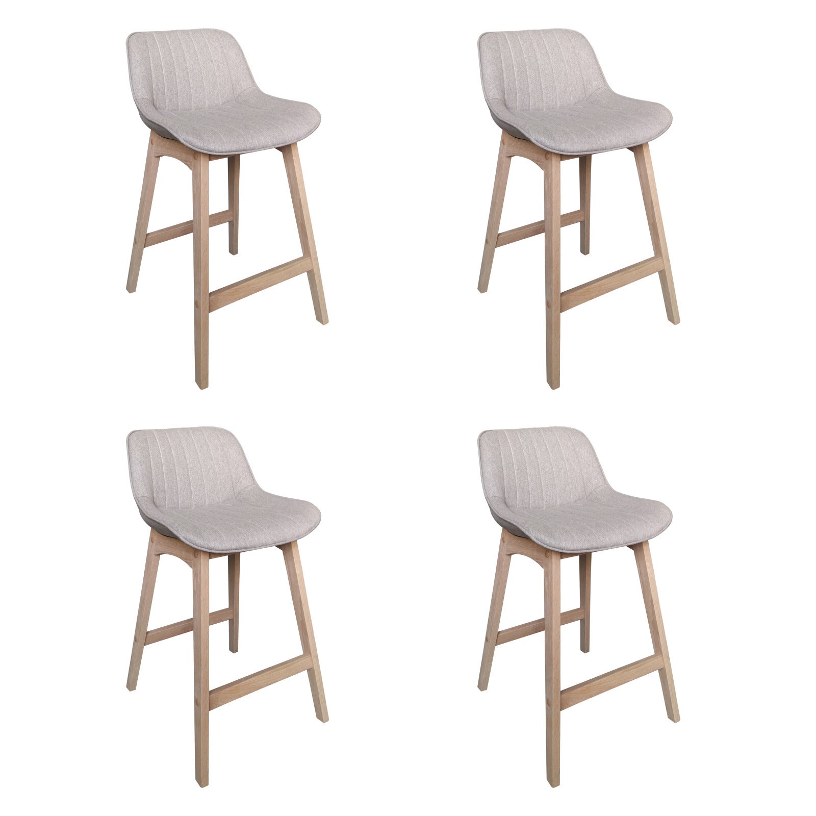 Lot De 4 Chaises Vintage En Chêne Foncé Avec Assise Tapisserie Florale - Idéal Salle à Manger Ou Salon