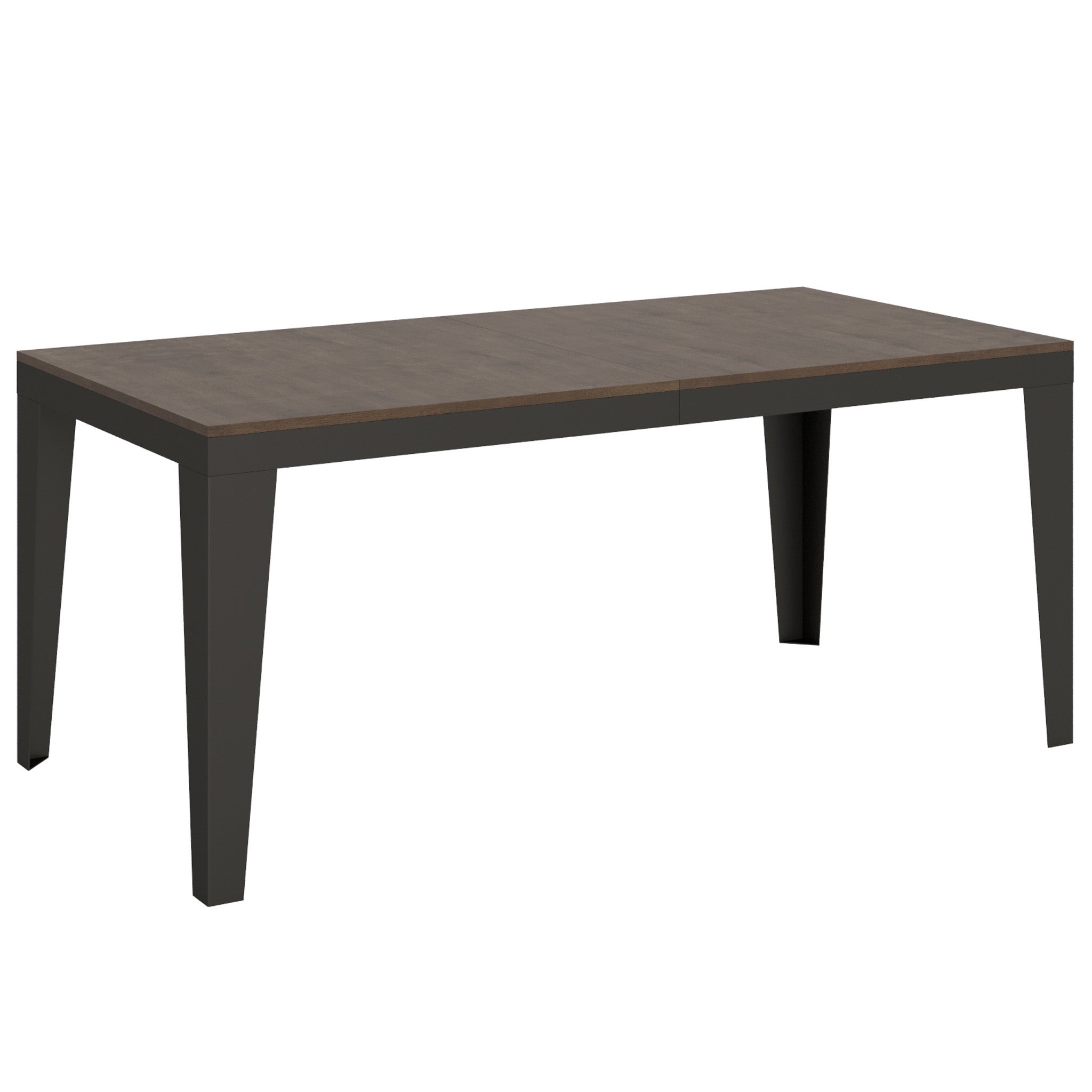 Stół rozkładany 90x180/440 cm Flame Evolution Orzech Antracyt rama